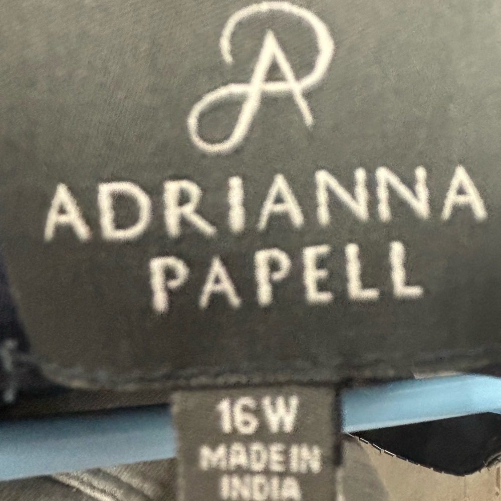 Adrianna Papell Navy blue Dress 16 embellished - Picture 5 of 5
